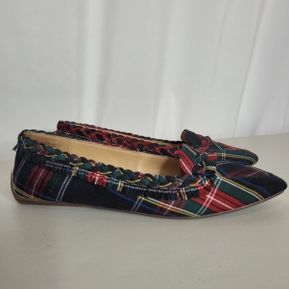 Talbots Shoes - Talbots Francesca Tartan Plaid Driving Loafers - Size 7
